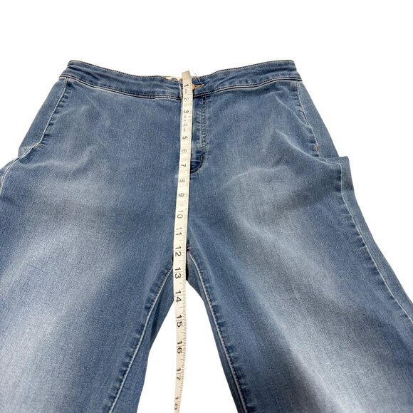 Free People We the Free Youthquake Cropped‎ Flare Stretch Jeans Size 29 NWOT - Picture 8 of 9